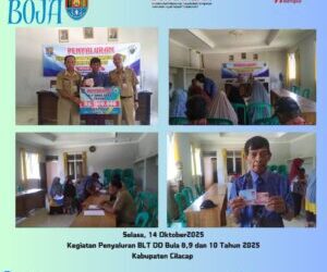 Penyaluran BLT DD Bulan Agustus, september dan Oktober 2025